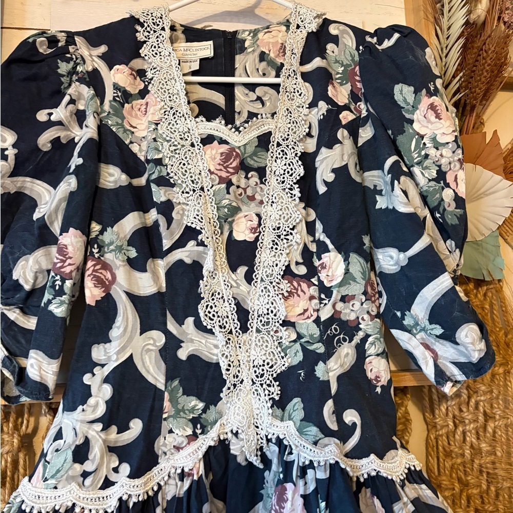 Vintage 80's GUNNE SAX Jessica McClintock dress ! - Picture 3 of 4